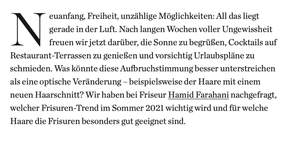 Zeitungsartikel über Farahani Bonn
