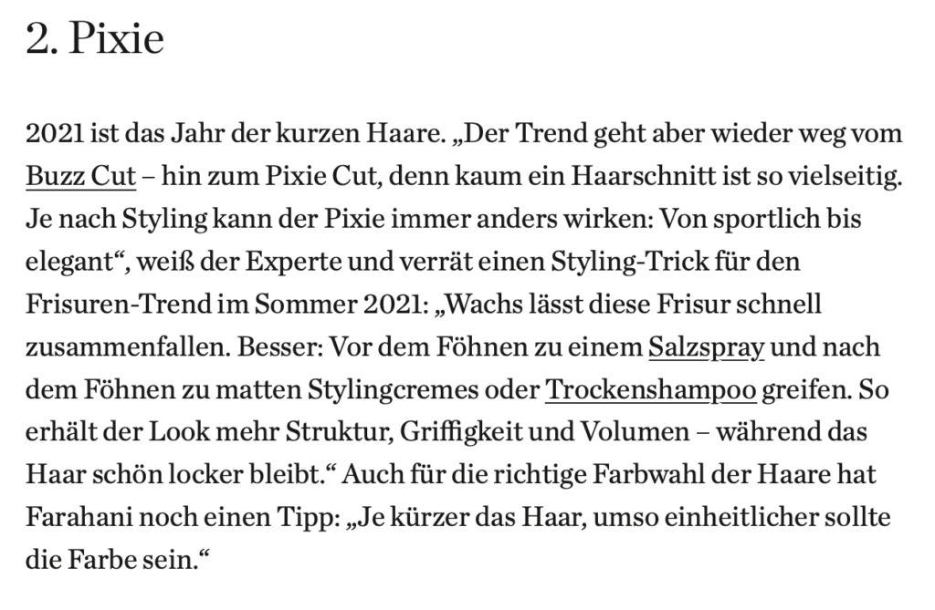 Zeitungsartikel über Farahani Bonn
