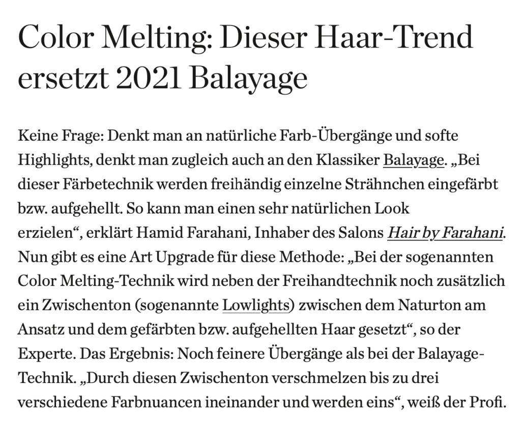 Zeitungsartikel über Farahani Bonn